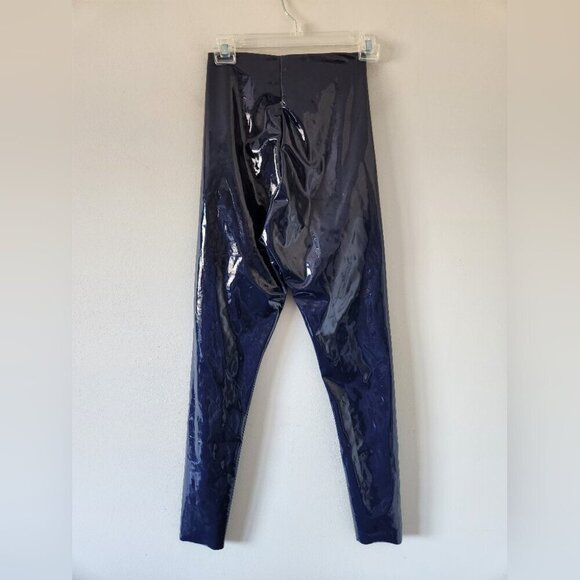 NWT COMMANDO | Faux Leather Latex Pants Navy Sz SMALL - Picture 3 of 5